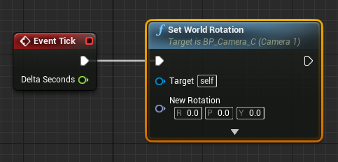 Set World Rotation node.