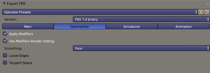 Blender FBX Export Geometries Options.png